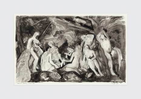 Jasper Johns, Tracing after Cézanne, 1994 , David Zwirner