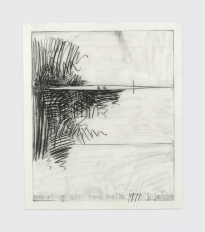 Jasper Johns, Painting with Two Balls, 1971, David Zwirner
