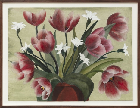 Alessandro Teoldi , Tulipani e garofani, 2026 , Monica De Cardenas