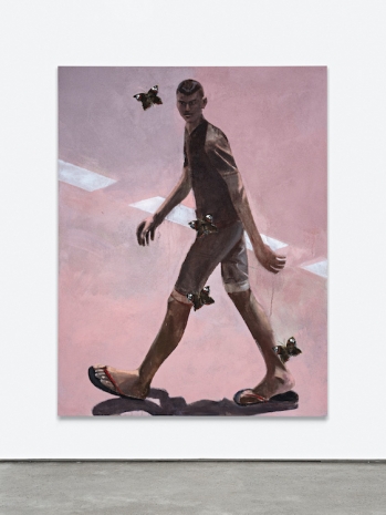 Mikael Lo Presti, Man crossing street, 2026 , STANDARD (OSLO)