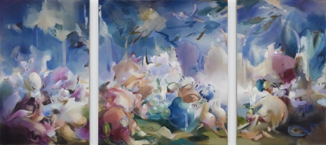 Flora Yukhnovich, Peas in a Pod, 2026, Victoria Miro