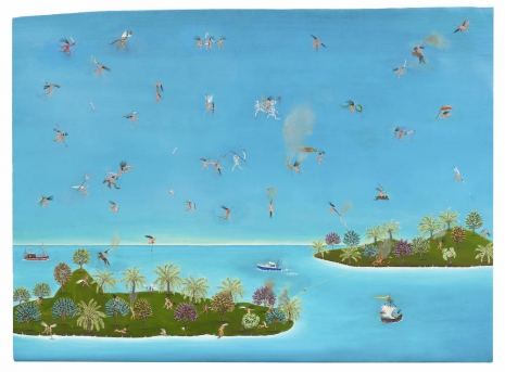 Eline Vansteenkiste , Turquoise Blue Sky, 2026 , Tim Van Laere Gallery