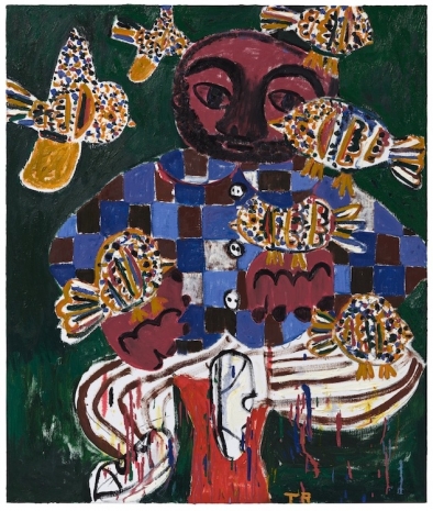 TAL R , Birdman, Corduroy Trousers, 2025 , Tim Van Laere Gallery