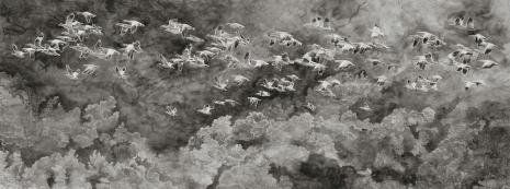 Hans Op de Beeck, Flock of birds, 2026, Almine Rech