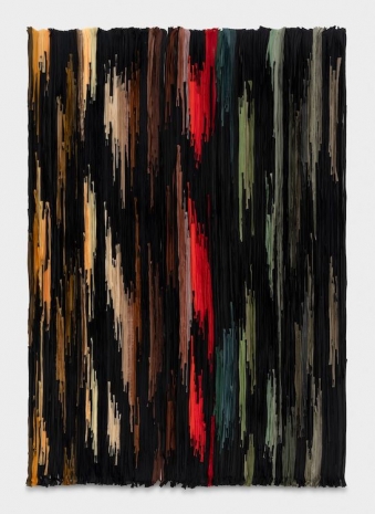 Joël Andrianomearisoa, L’AUTOMNE BRÛLANT DU PAYS LOINTAIN, 2023, Almine Rech