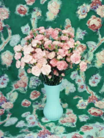 Roe Ethridge , Carnations (Pink on Green), 1996/2026 , Anton Kern Gallery