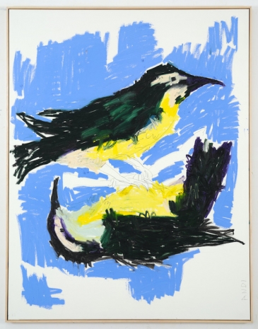 Andi Fischer, Obacht zweier Vögel, 2025/2026 , Sies + Höke Galerie