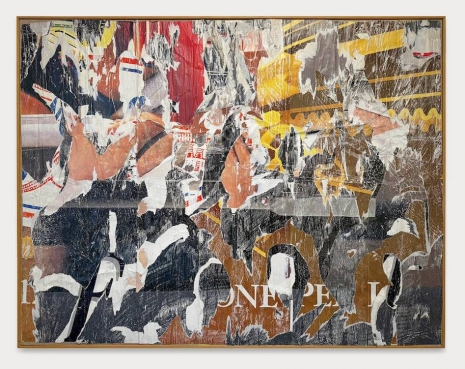 Mimmo Rotella , Il grido della città, 1998 (c. 1972) , Cardi Gallery