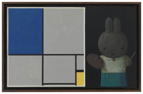 Liu Ye, Miffy with Mondrian, 2013, Johnen Galerie