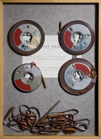 Nam June Paik, Hommage à John Cage: Music for Tapes and Piano, 1958 – 1962, White Cube