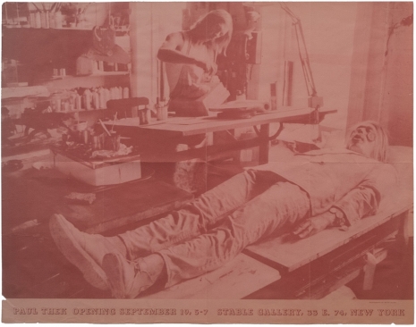 Paul Thek, Exhibition poster for Stable Gallery, New York, opening September 19, 1967, Galerie Buchholz