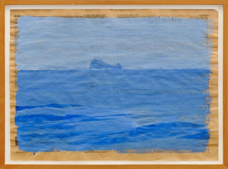 Paul Thek, Untitled (view of Zannone and Scoglio Grosso from Ponza), 1969, Galerie Buchholz