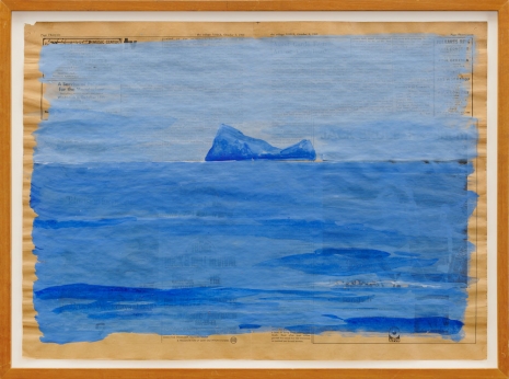 Paul Thek, Untitled (view of Zannone and Scoglio Grosso from Ponza), 1969, Galerie Buchholz