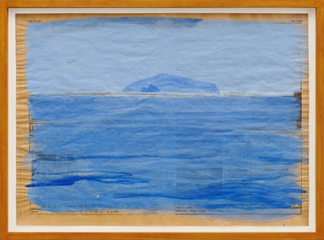 Paul Thek, Untitled (view of Zannone and Scoglio Grosso from Ponza), 1969, Galerie Buchholz