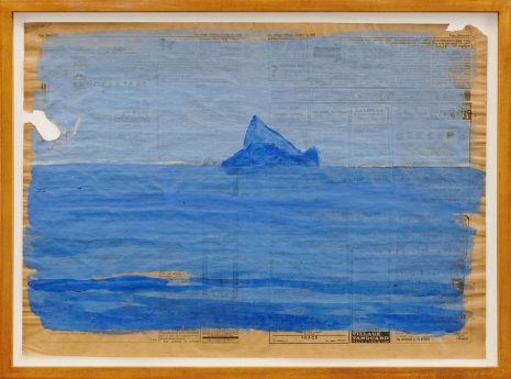 Paul Thek, Untitled (view of Scoglio Grosso from Ponza), 1969, Galerie Buchholz