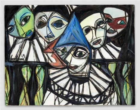 Carol Rama, Pagliacci (Clowns), 1949, Hauser & Wirth