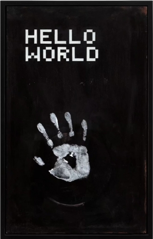 Keith Tyson, Artmachine Iteration no. 1.1: Hello World,  1991, Hauser & Wirth