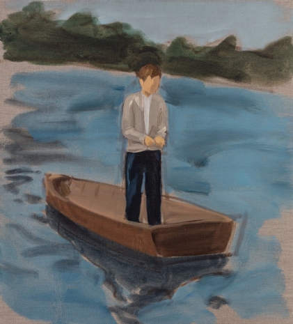 Gideon Rubin , Standing In A Boat, 2026 , Monica De Cardenas
