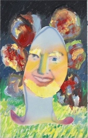 Alessandro Pessoli , Sunflower face, 2025 , Monica De Cardenas