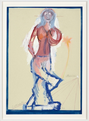 Alessandro Pessoli , Sentimento illumina #4, 2023 , Monica De Cardenas