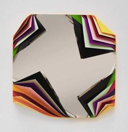 Jim Lambie , Metal Box (Vicenza), 2025 , Anton Kern Gallery