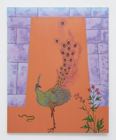 Joan Brown, The Golden Age: The Peacock and the Snake, 1985 , Matthew Marks Gallery