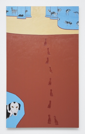 Joan Brown, Rescue of Evan, 1988 , Matthew Marks Gallery