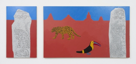 Joan Brown, The Golden Age: The Jaguar and the Toucan, 1986 , Matthew Marks Gallery