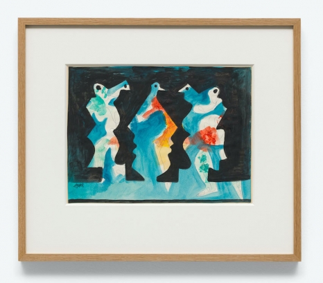 Eileen Agar, Untitled (Figures/Faces), 1972 , Alison Jacques