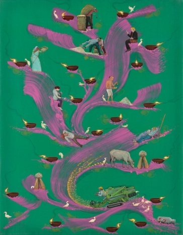 NS Harsha, Harvest as a water mark, 2024 , Victoria Miro
