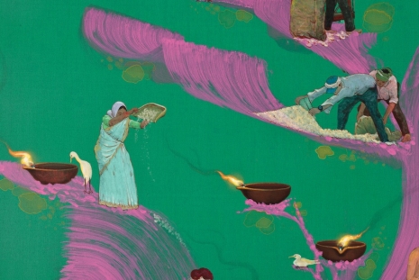NS Harsha, Harvest as a water mark, 2024 , Victoria Miro