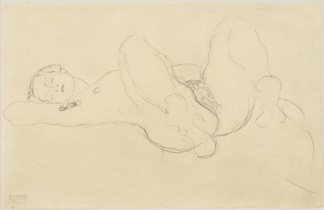 Gustav Klimt, Reclining Nude with Splayed Legs, 1913 , Gladstone Gallery