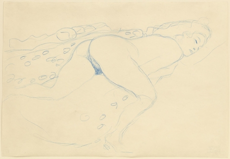 Gustav Klimt, Reclining Nude, on Her Front, 1910 , Gladstone Gallery