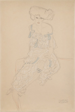 Gustav Klimt, Seated Woman from the Front (Study for Judith II), , Gladstone Gallery