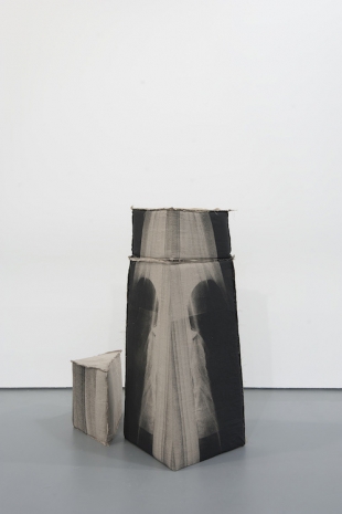 Manal AlDowayan , Totem 3 (Women With Curtain - Triangle), 2019, Sabrina Amrani