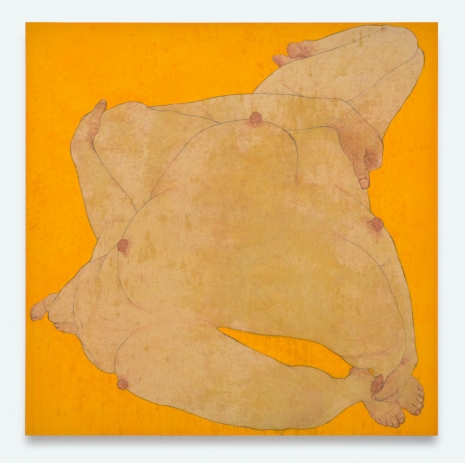 Seung Ah Paik, Self Configuration: Indian Yellow 3, 2026 , Bortolami Gallery