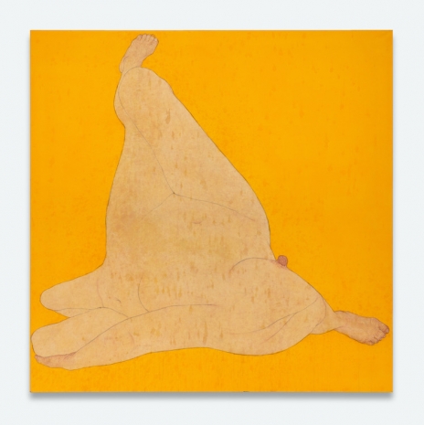 Seung Ah Paik, Self Configuration: Indian Yellow 1, 2026 , Bortolami Gallery