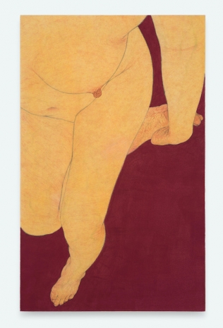 Seung Ah Paik, Body Cartography: Quinacridone Magenta 2, 2026 , Bortolami Gallery