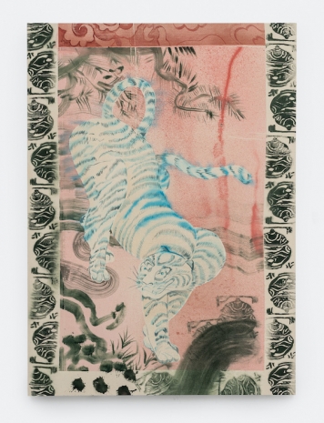 Matthew Lutz-Kinoy , I’m Tiger Curious Pink, 2026, Galerie Chantal Crousel