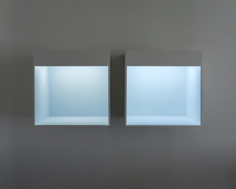 Spencer Finch , Two Examples of Molecular Orbital Theory (Prussian Blue), 2026 , Galerie Nordenhake