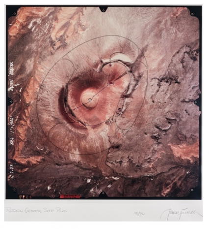 James Turrell, Roden Crater Site Plan, 1983, Gagosian