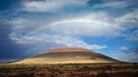 James Turrell, Rainbow over Roden Crater, 2003, Gagosian
