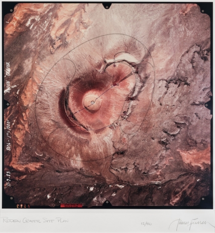 James Turrell, Roden Crater Site Plan, 1983 , Gagosian