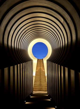 James Turrell, Roden Crater, Alpha (East) Tunnel, Arizona, 2024, Gagosian
