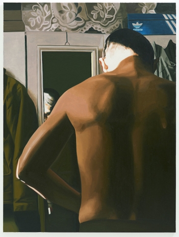 Mike Silva, Red in Mirror, 2026 , Galleri Bo Bjerggaard