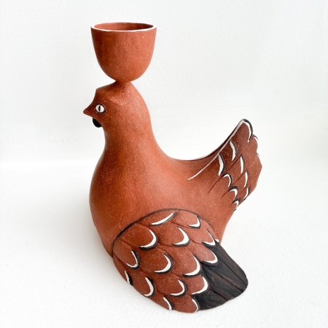 Pei-Hsuan Wang , Vessel in the Form of a Hen, 2026 , Keteleer Gallery