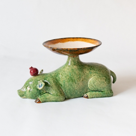 Pei-Hsuan Wang , Vessel in the Form of a Piglet, 2024 , Keteleer Gallery