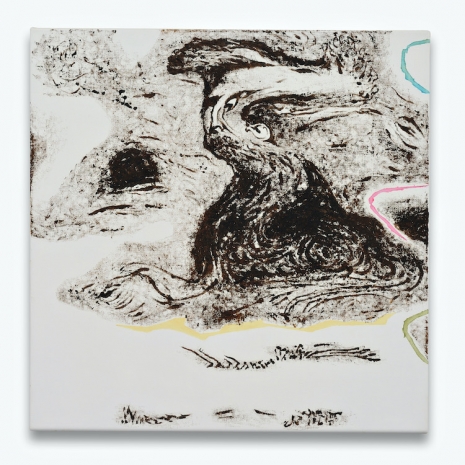 René Luckhardt, Anamorphic Portrait for Herman Melville, 2016, Galerie Bernd Kugler
