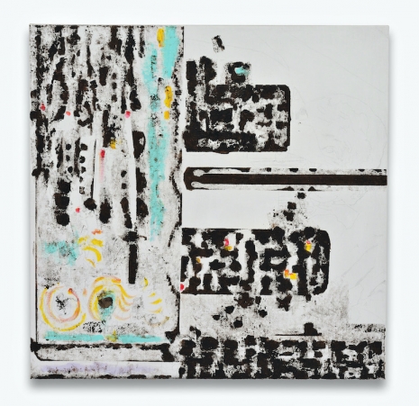 René Luckhardt, Anamorphic Portrait for Francis Picabia, 2016, Galerie Bernd Kugler