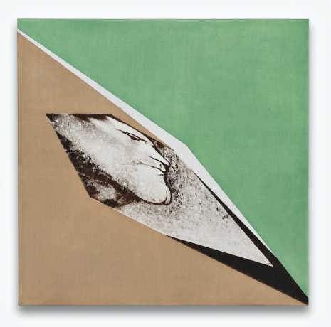 René Luckhardt, Anamorphic Portrait for Marcel Duchamp, 2016, Galerie Bernd Kugler